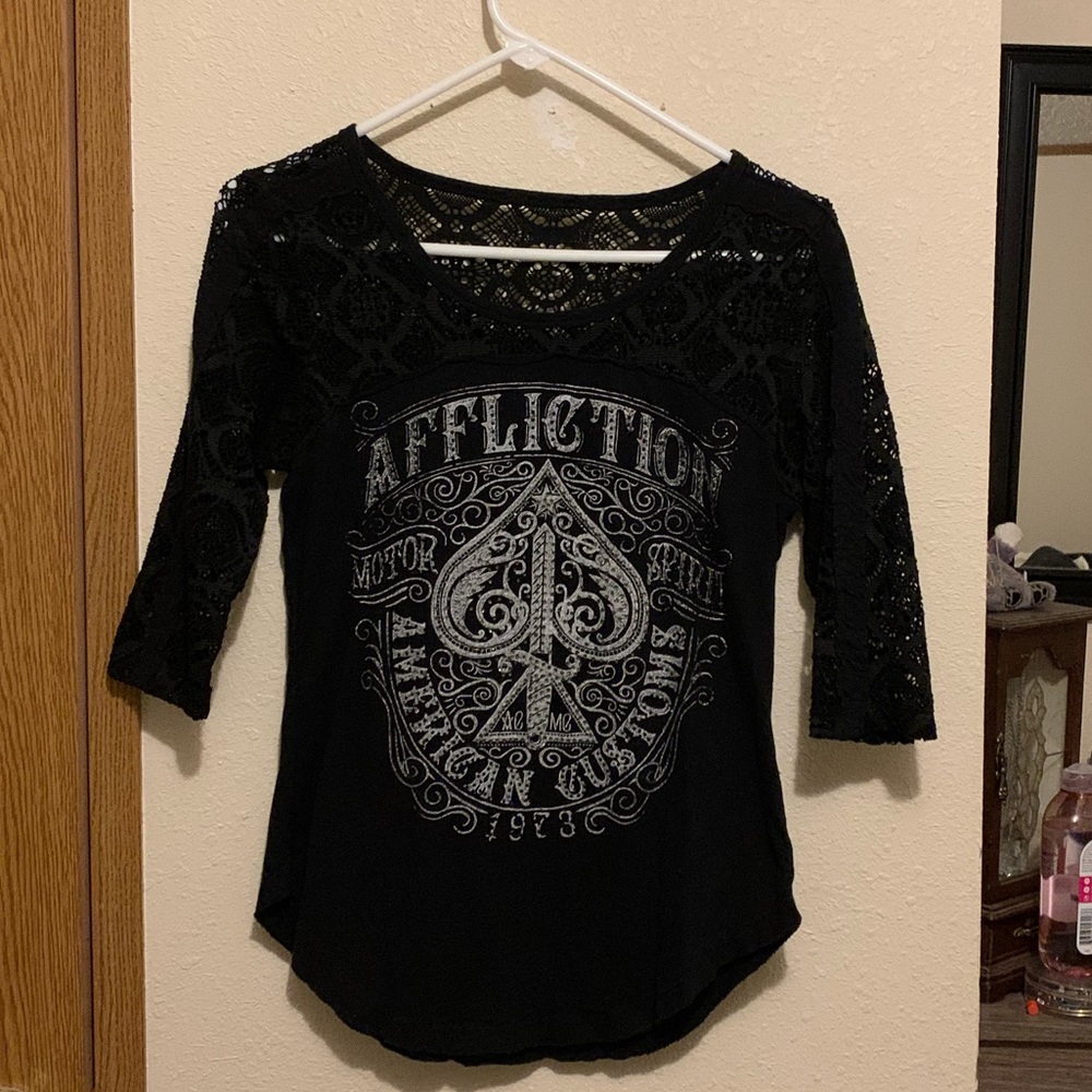 Affliction 3/4 Shirt
